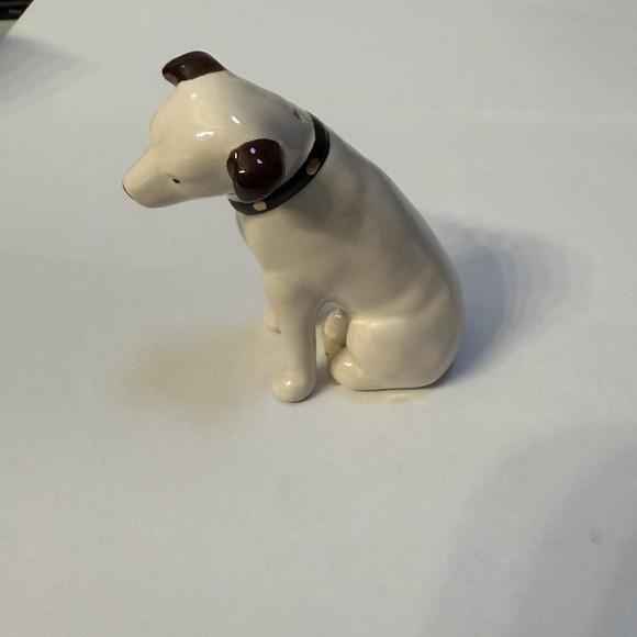 NIB ~ RARE! Vintage Nipper RCA Dog & Record Player Ceramic Salt & Pepper Shaker - Picture 13 of 16